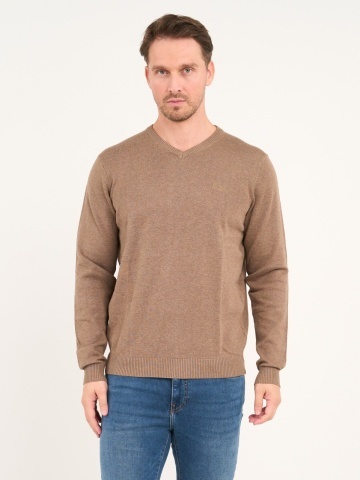 Lee Cooper - Pulover barbat cu maneca lunga de culoare uniforma