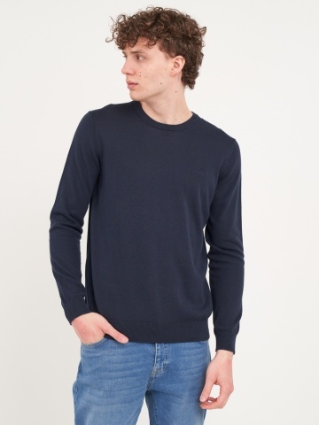 Lee Cooper - Pulover barbat cu maneca lunga de culoare uniforma