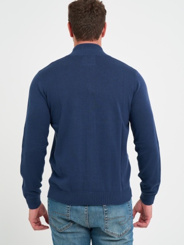 Lee Cooper - Pulover barbat de culoare uniforma cu fermoar - Img 5