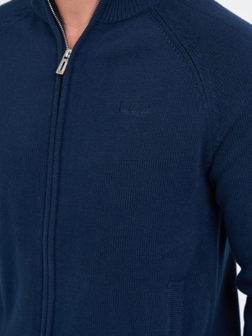 Lee Cooper - Pulover barbat de culoare uniforma cu fermoar - Img 2
