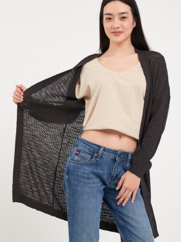 Lee Cooper - Pulover dama tip cardigan cu model - Img 3