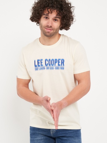 Lee Cooper - Tricou barbat cu imprimeu logo - Img 4