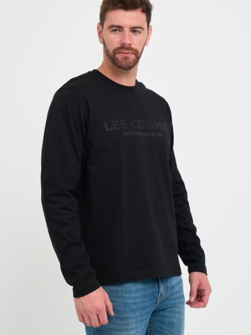 Lee Cooper - Tricou barbat cu maneca lunga cu logo - Img 5
