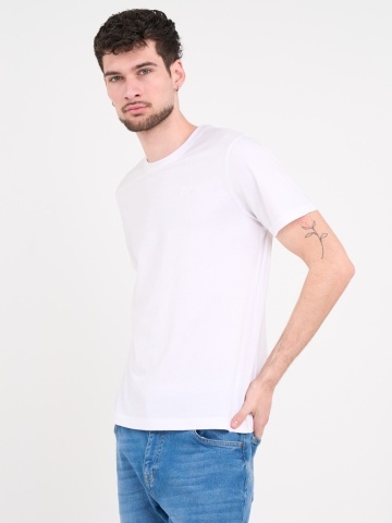 Lee Cooper - Tricou barbat de culoare uniforma cu detalii logo - Img 7