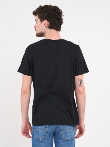 Lee Cooper - Tricou barbat de culoare uniforma cu imprimeu grafic - Img 2