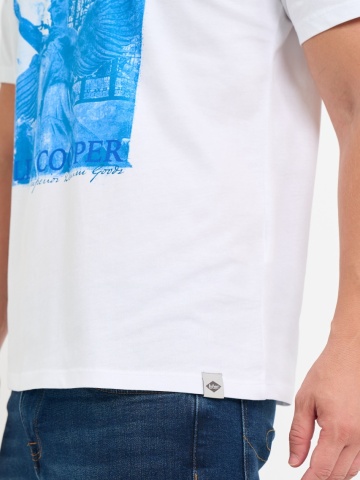 Lee Cooper - Tricou barbat maneca scurta cu detalii grafice - Img 2