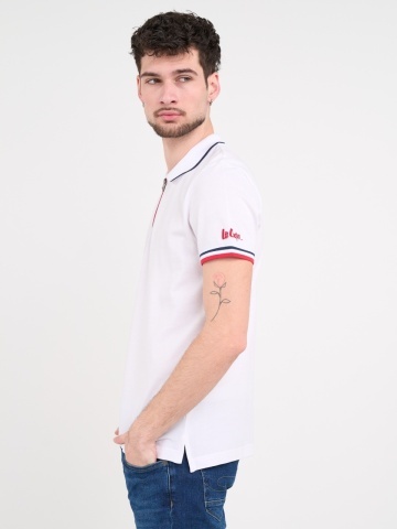 Lee Cooper - Tricou barbat polo cu detalii logo - Img 2