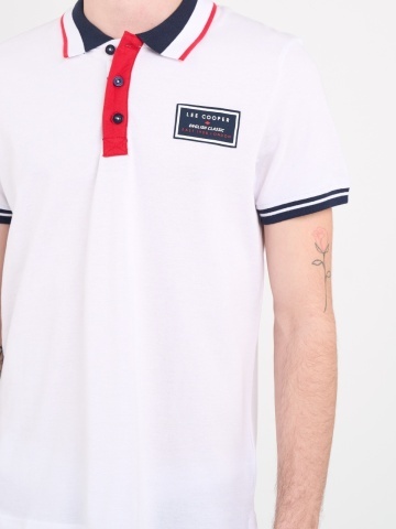 Lee Cooper - Tricou barbat polo cu detalii logo - Img 2