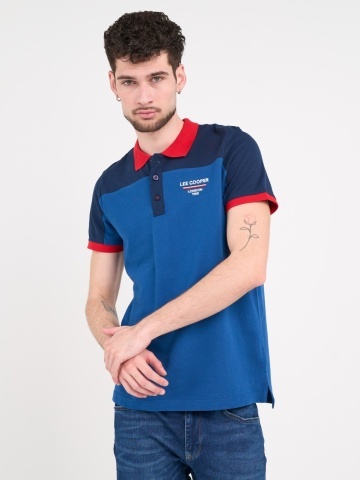 Lee Cooper - Tricou barbat polo cu detalii logo - Img 7