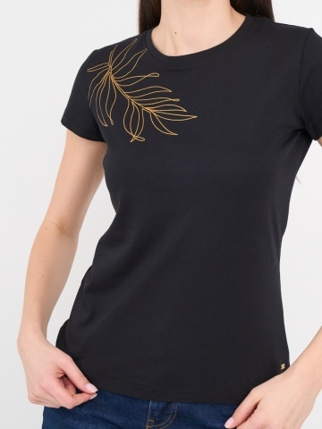 Lee Cooper - Tricou dama cu maneca scurta si detalii - Img 4