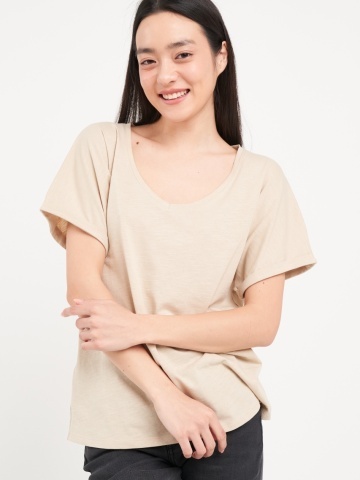 Lee Cooper - Tricou dama de culoare uniforma cu imprimeu grafic - Img 5