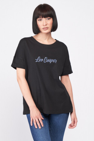 Lee Cooper - Tricou dama din bumbac cu logo