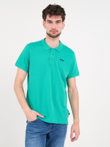 Lee Cooper - Tricou polo barbat de culoare uniforma