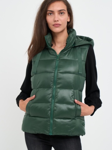 Lee Cooper - Vesta dama cu gluga si buzunare