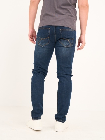 Timeout - Blugi barbat slim cu aspect decolorat - Img 5