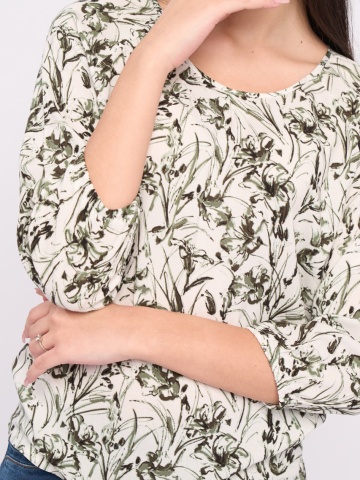 Timeout - Camasa cu maneca lunga dama cu model floral - Img 4