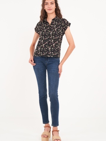 Timeout - Camasa dama maneca scurta cu imprimeu floral - Img 6