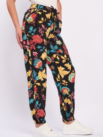 Timeout - Pantaloni dama cu model floral - Img 7