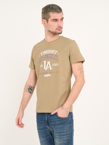 Timeout - Tricou barbat cu maneca scurta si detalii logo