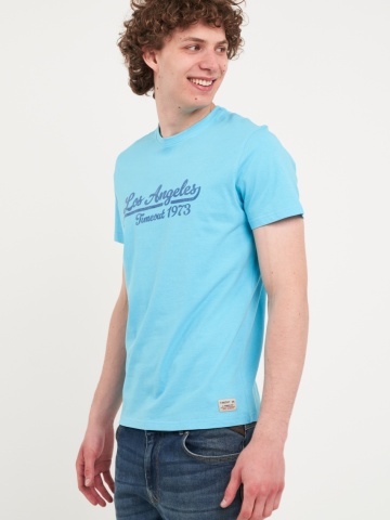Timeout - Tricou barbat cu maneca scurta si imprimeu logo - Img 2