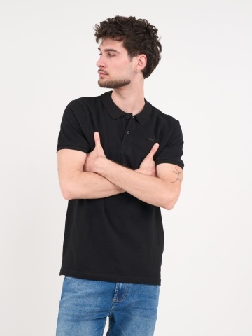 Timeout - Tricou barbat polo de culoare uniforma cu logo - Img 8