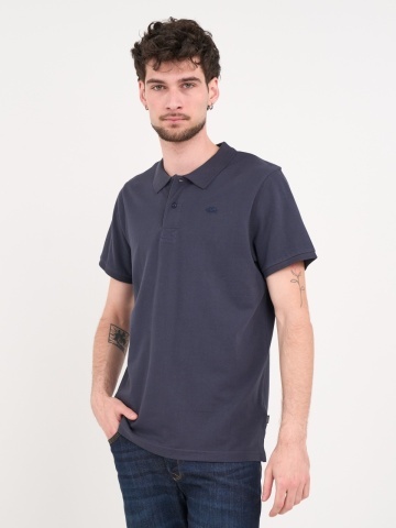 Timeout - Tricou barbat polo de culoare uniforma cu logo
