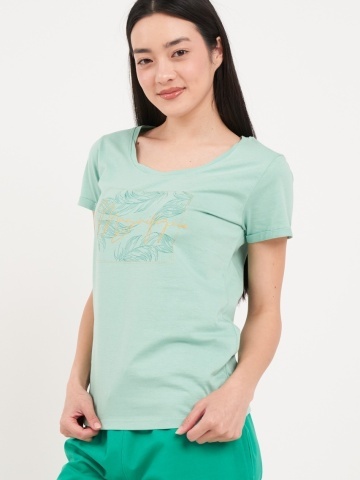 Timeout - Tricou dama cu maneca scurta si imprimeu grafic - Img 5