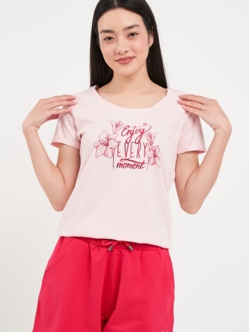 Timeout - Tricou dama cu maneca scurta si imprimeu