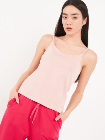Timeout - Tricou dama fara maneci de culoare uniforma - Img 4