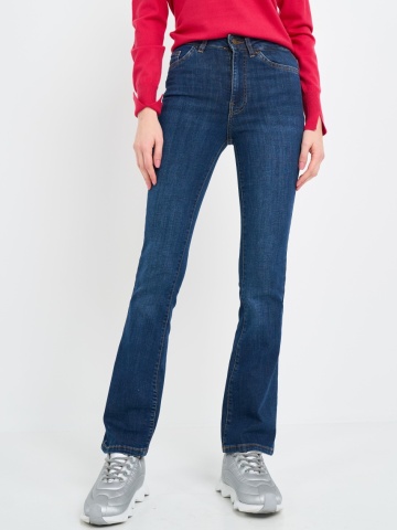 Kenvelo - Blugi dama bootcut cu aspect usor decolorat - Img 7