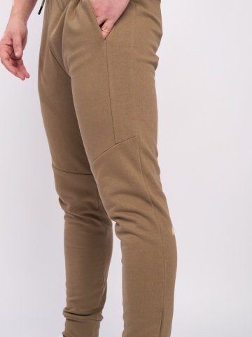 Kenvelo - Pantaloni sport barbat de culoare uniforma cu logo aplicat - Img 2