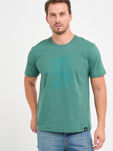 Kenvelo - Tricou barbat cu logo si imprimeu detalii grafice