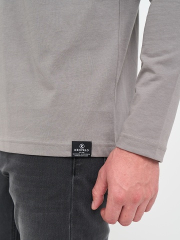Kenvelo - Tricou barbat cu maneca lunga si buzunar - Img 2