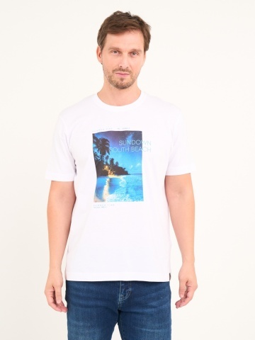 Kenvelo - Tricou barbat cu maneca scurta si imprimeu