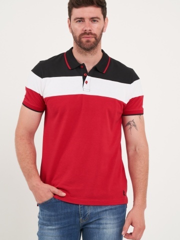 Kenvelo - Tricou barbat polo multicolor