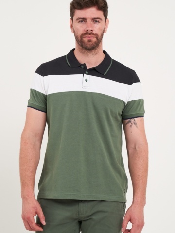 Kenvelo - Tricou barbat polo multicolor
