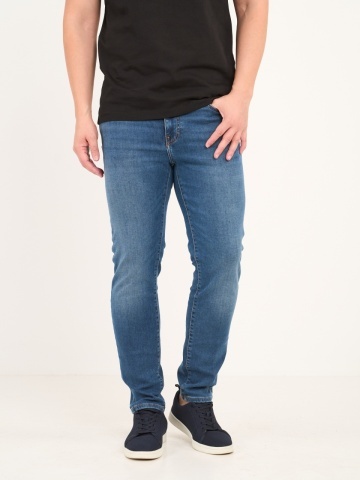 Lee Cooper - Blugi barbat slim cu aspect decolorat