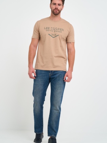 Lee Cooper - Blugi barbat straight aspect usor decolorat - Img 8