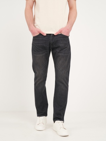 Lee Cooper - Blugi barbat straight de culoare inchisa