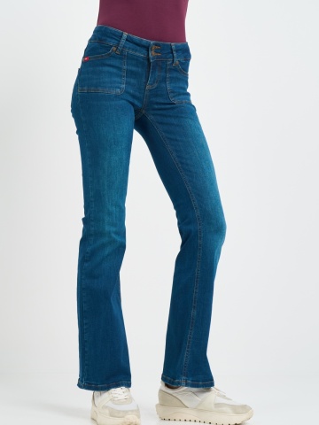 Lee Cooper - Blugi dama bootcut cu buzunare aplicate - Img 5