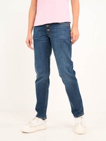 Lee Cooper - Blugi dama boyfriend cu aspect decolorat - Img 5