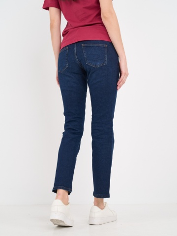 Lee Cooper - Blugi dama boyfriend de culoare uniforma - Img 5