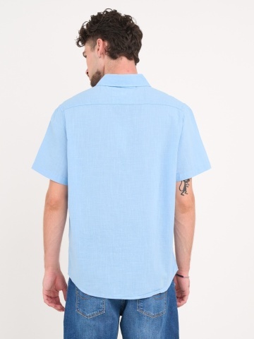 Lee Cooper - Camasa barbat cu maneca scurta regular de culoare uniforma - Img 2
