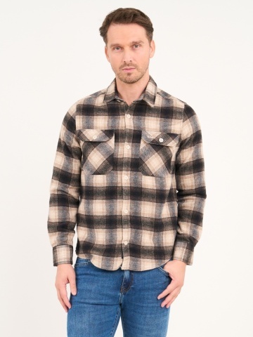 Lee Cooper - Camasa barbat maneca lunga cu model carouri