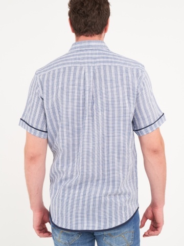 Lee Cooper - Camasa barbat maneca scurta cu model in dungi - Img 2