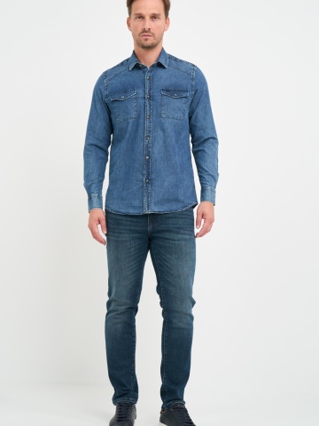 Lee Cooper - Camasa barbat regular cu un buzunar - Img 2
