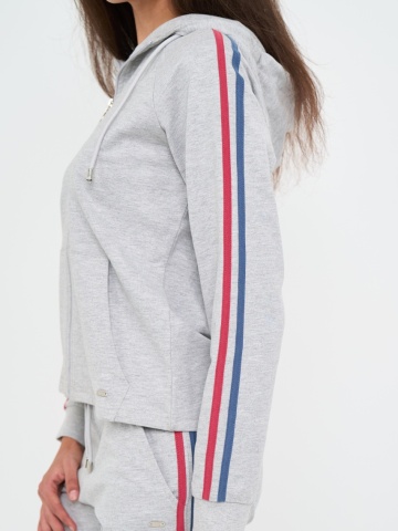 Lee Cooper - Hanorac dama cu model in dungi - Img 3