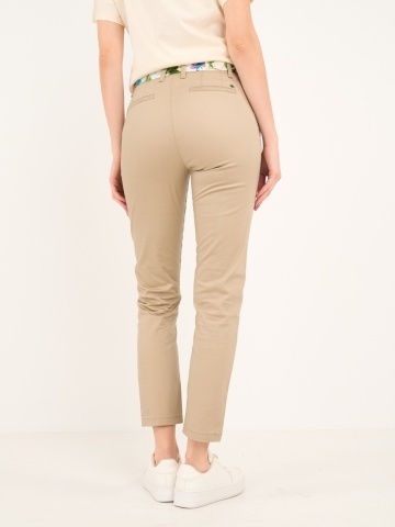 Lee Cooper - Pantaloni lungi dama de culoare uniforma cu detalii - Img 2