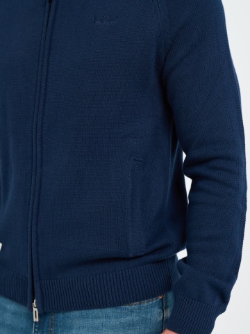 Lee Cooper - Pulover barbat de culoare uniforma cu fermoar - Img 3