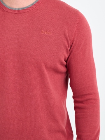 Lee Cooper - Pulover barbat de culoare uniforma - Img 3